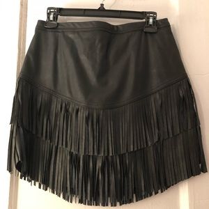 Abercrombie & Fitch fringe mini skirt - Size 2